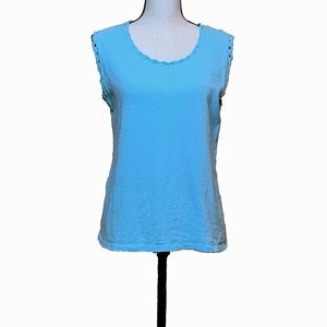 3/$20 Sleeveless T-Shirt w/ Eyelet A13